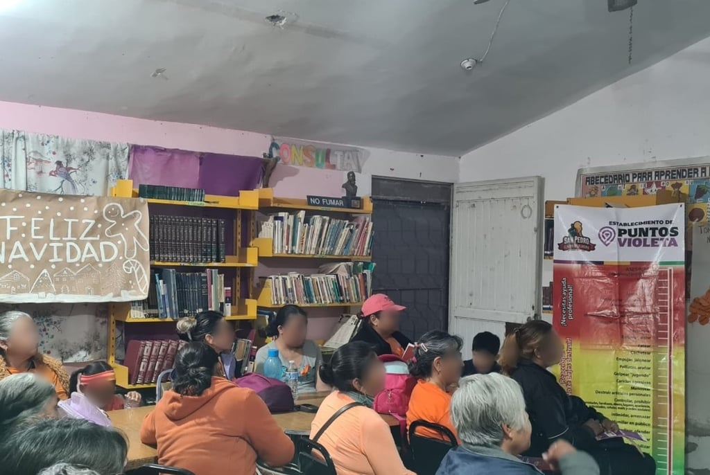 Además de las pláticas, también se procura fomentar el empoderamiento de las mujeres. 