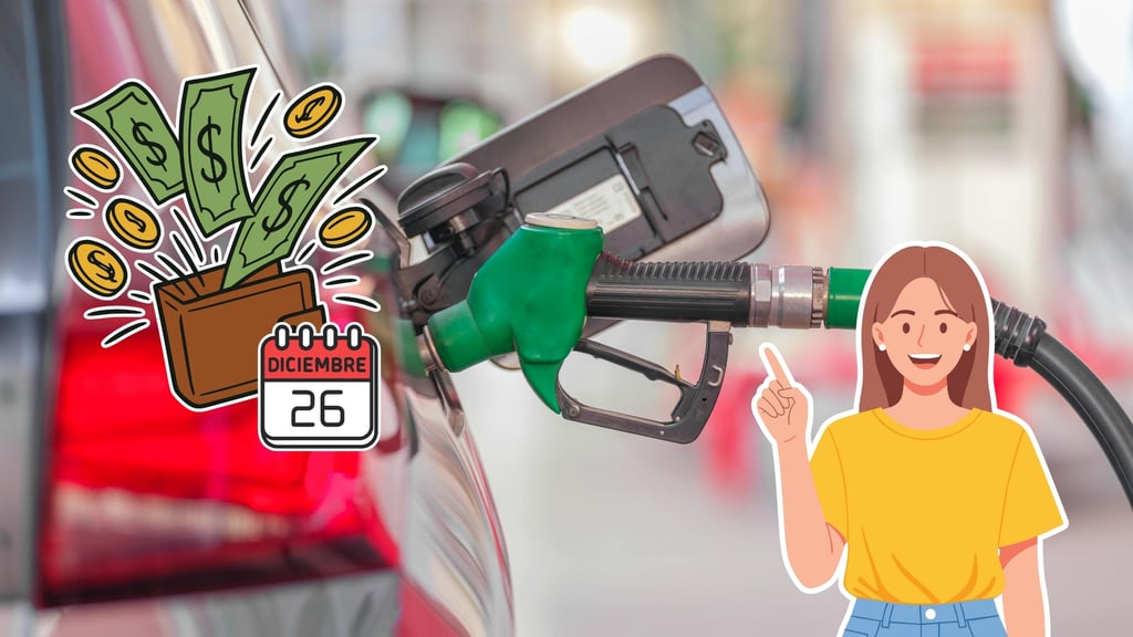 Este es el precio de la gasolina HOY viernes 26 de diciembre