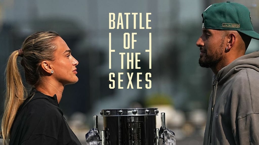 El tenis revive la 'Batalla de los Sexos' entre Sabalenka y Kyrgios