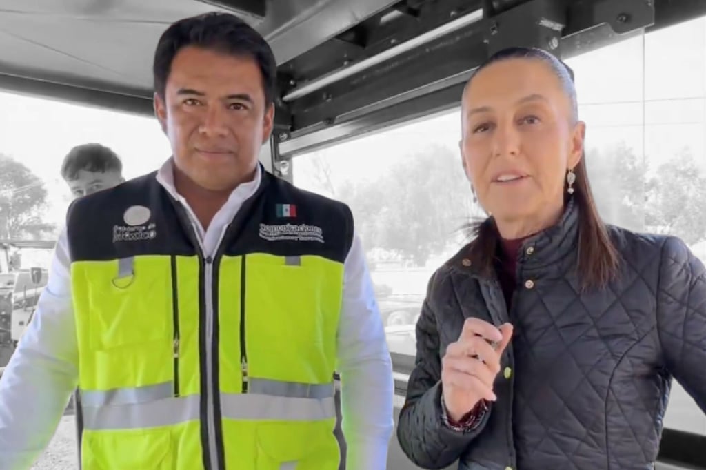 Sheinbaum anuncia 30 trenes de repavimentación en 2025; 10 ya están en el Edomex