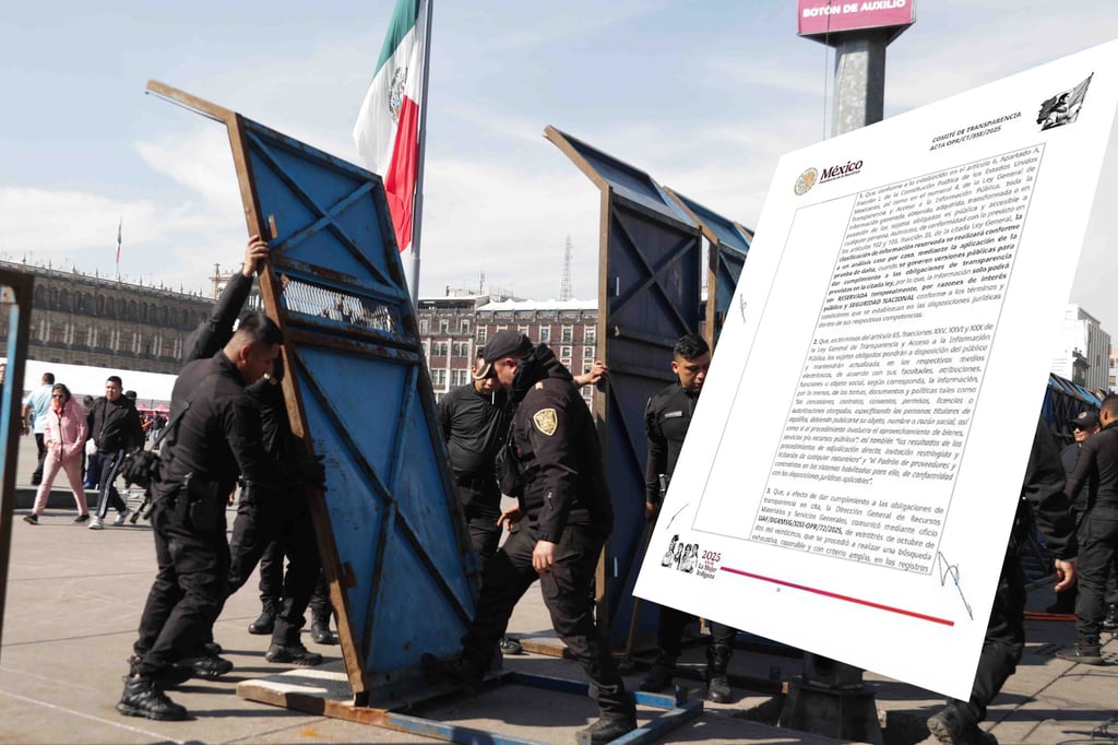 Generación Z: Gobierno reserva costo del blindaje de Palacio Nacional previo a la movilización