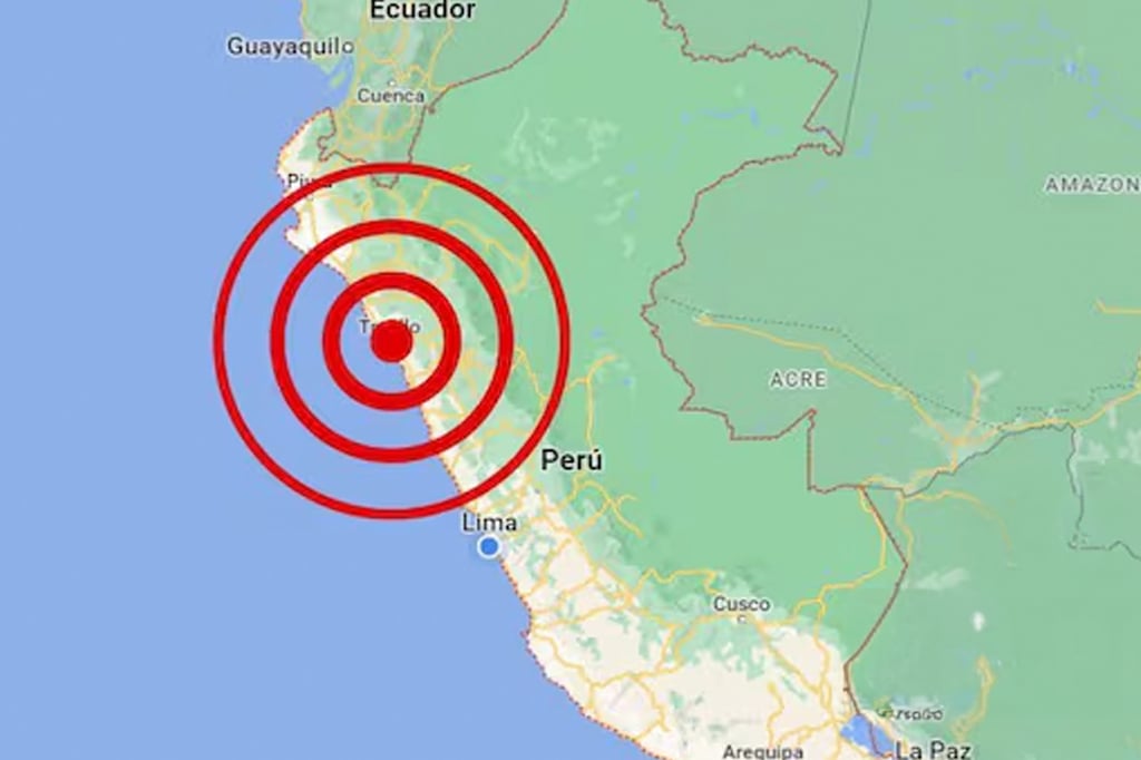 Sismo de magnitud 6 sacude Chimbote, Perú