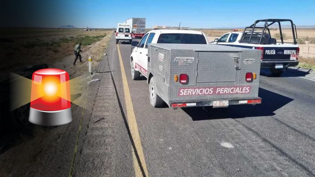 Volcadura en la Durango-Jiménez deja a una mujer sin vida