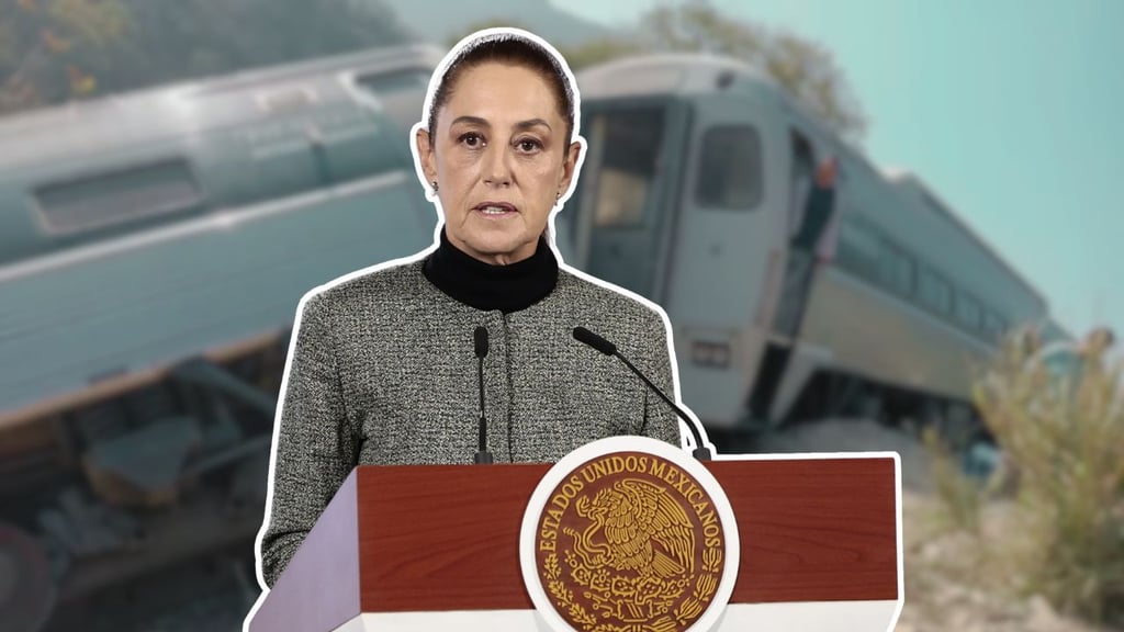 Sheinbaum lamenta accidente del Tren Interoceánico; irá a Oaxaca para ver a las familias