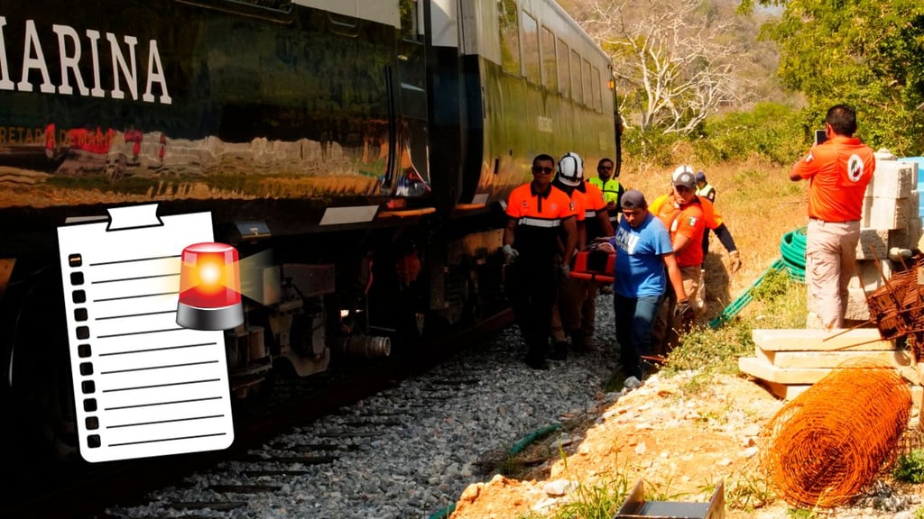 Esta es la lista de personas hospitalizadas tras accidente del Tren Interoceánico en Oaxaca
