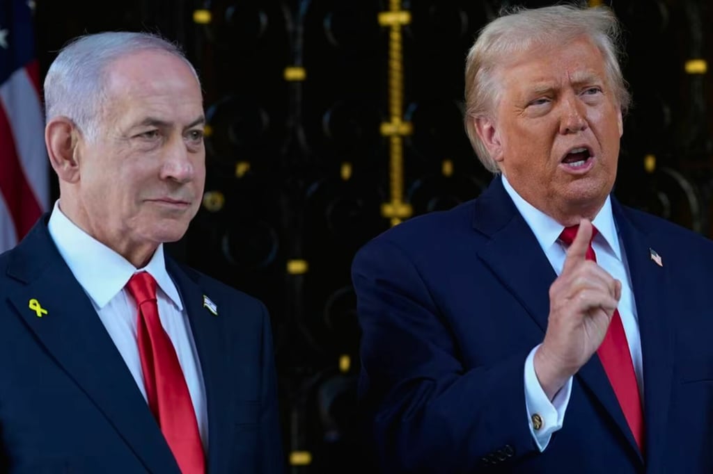 Trump exige desarme de Hamas en reunión con Netanyahu en Florida