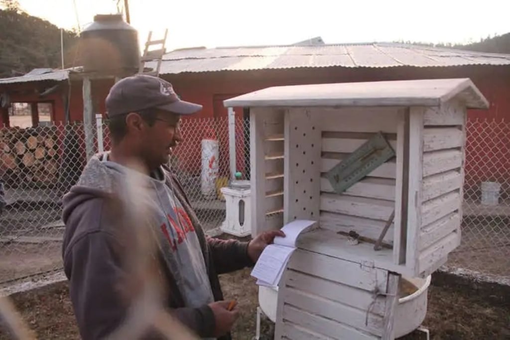 Negativas. En La Rosilla, la temperatura seguirá siendo muy baja, con cifras de dos digitos bajo cero.