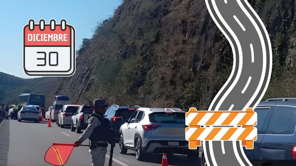 Estos son los bloqueos y cierres de carreteras en México este 30 de diciembre