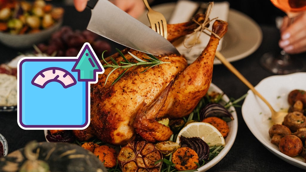 Fiestas decembrinas provocan aumento de peso en el 70% de las personas