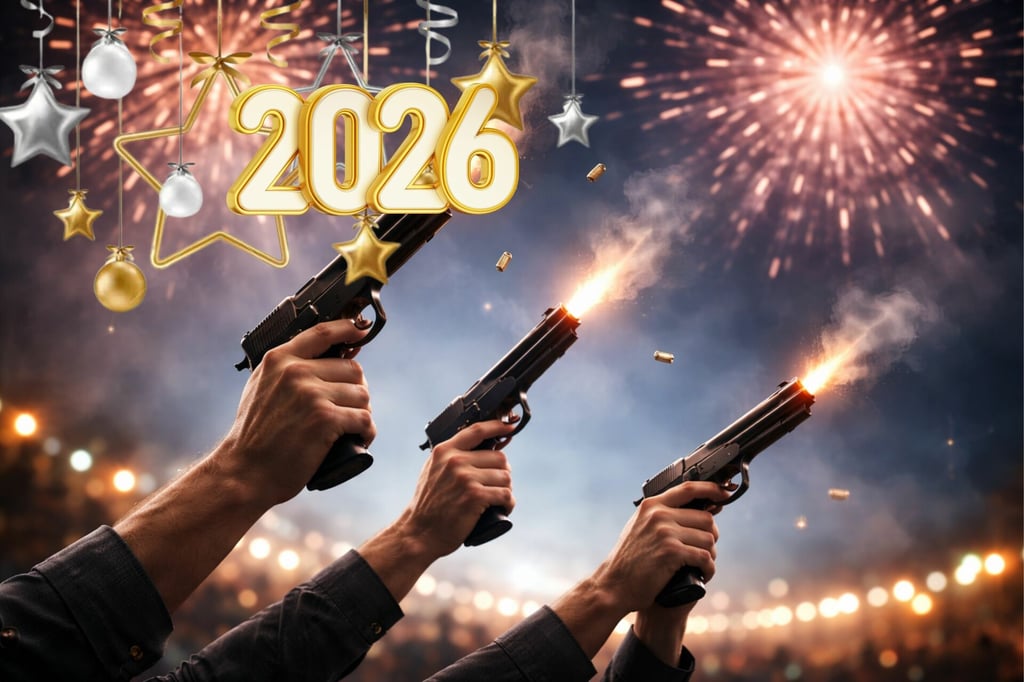 Año Nuevo 2026: ¿de dónde viene la peligrosa costumbre de disparar al aire?