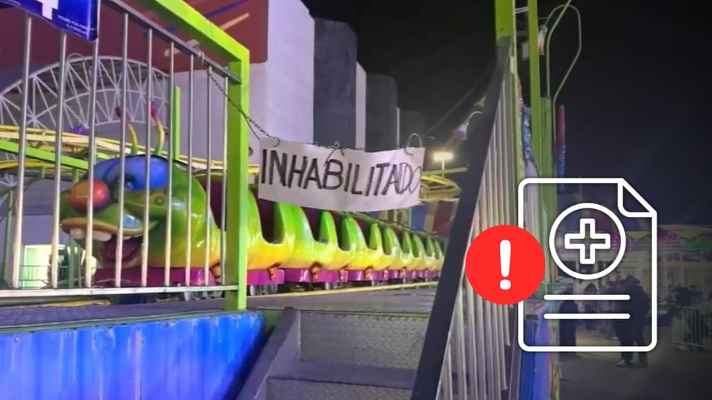 Reservado, el estado de salud de niña que sufrió accidente en juego mecánico de la Feria Navideña