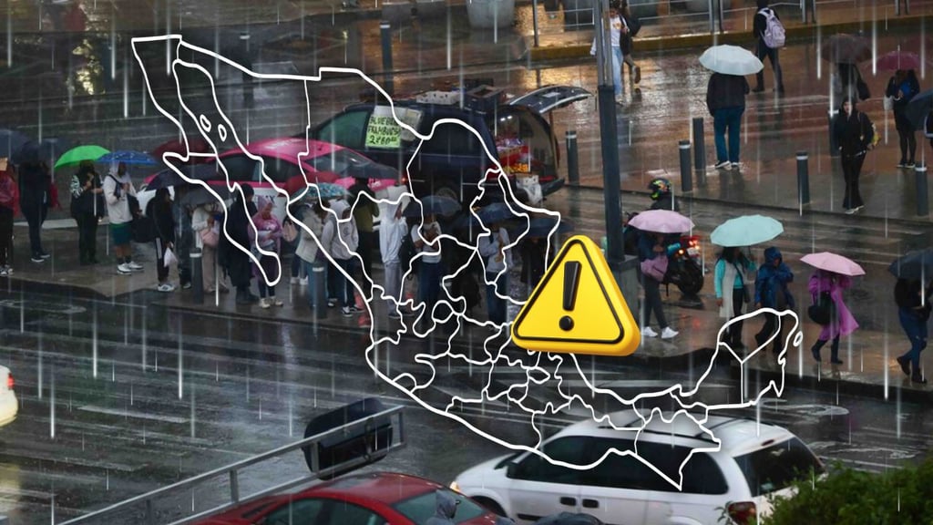 Estos 10 estados tendrán lluvias HOY 4 de enero por el frente frío 26