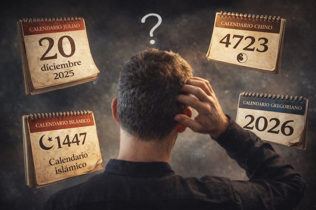 Año Nuevo 2026: ¿En qué año estamos realmente? El tiempo no es igual para todos