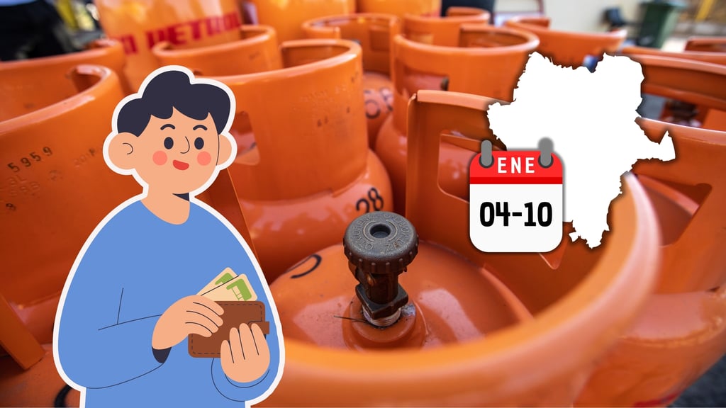 Gas LP en Durango: precios máximos en cada municipio, del 4 al 10 de enero de 2026