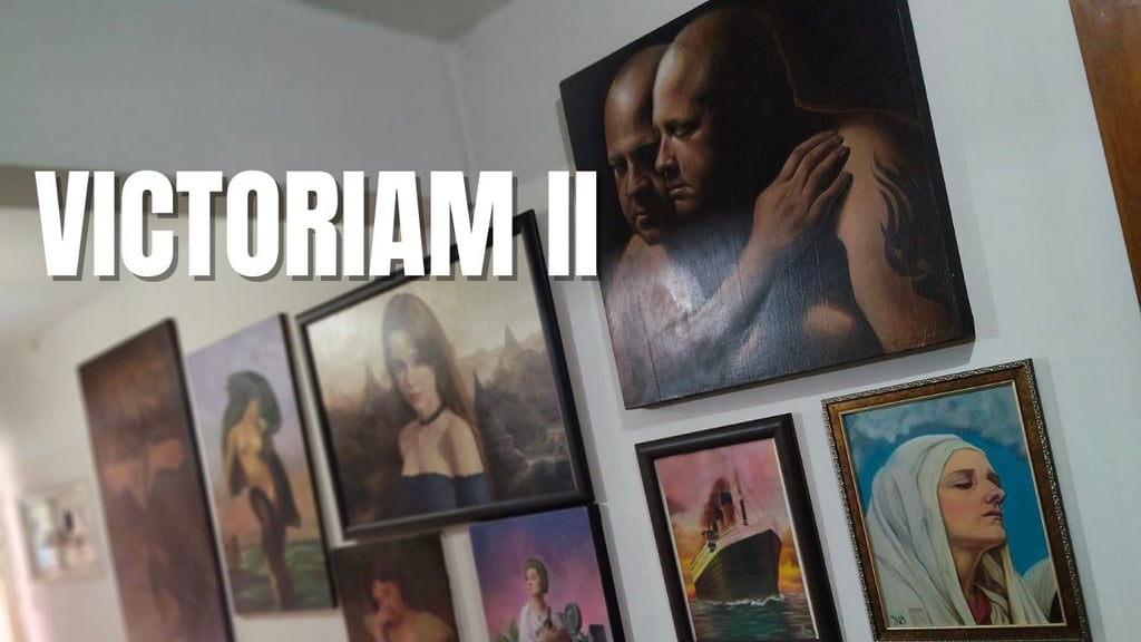 Arte local se reúne en la segunda exposición pictórica 'VICTORIAM II' en Durango