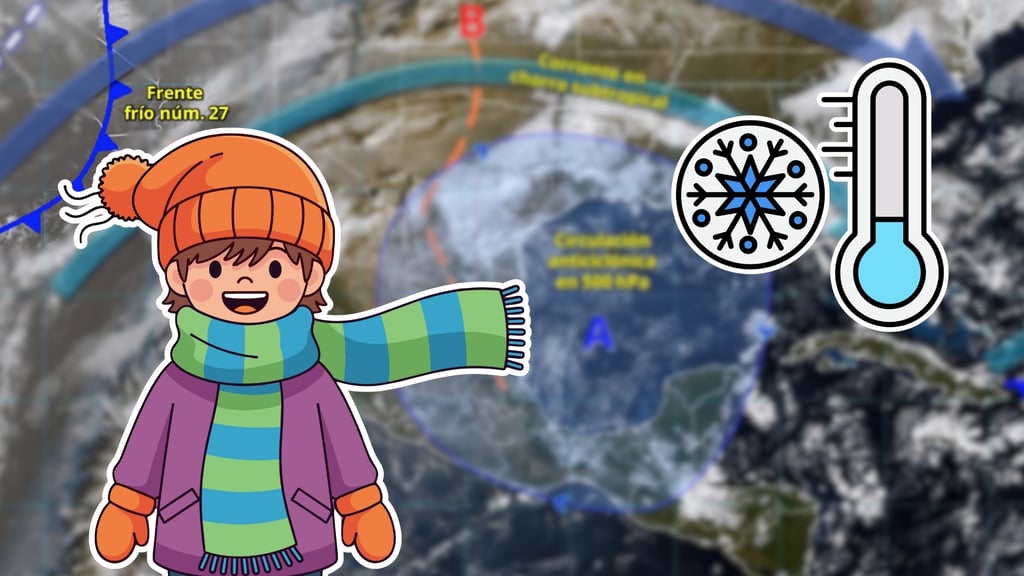 Frente frío 27 llega a México: ¿qué estados ‘se congelarán’ la madrugada del martes 6 de enero?