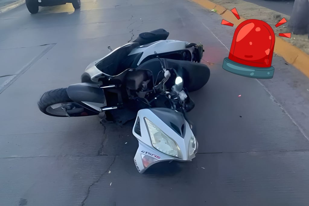 Motociclista muere al sufrir caída en salida Durango-Mezquital