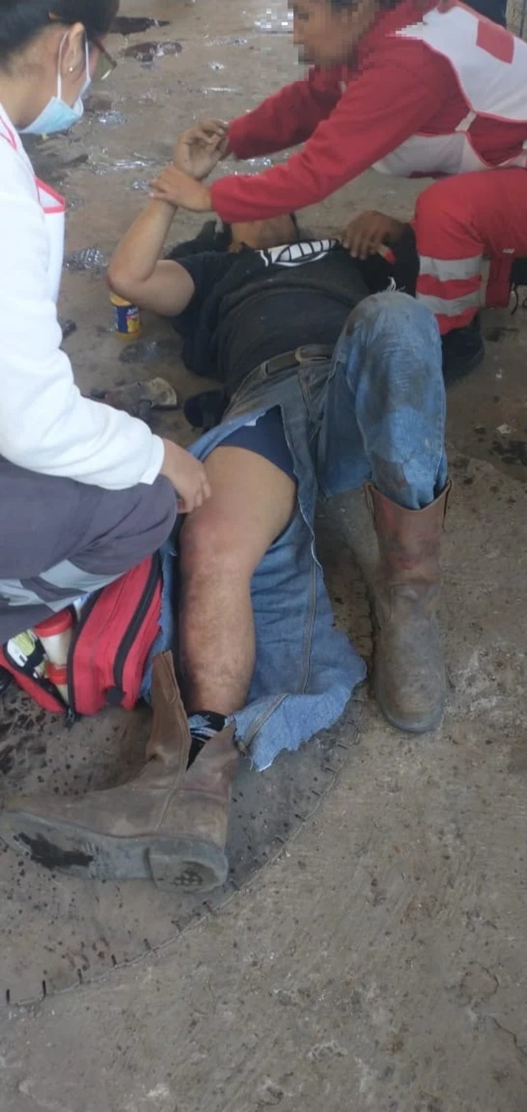 Caso. La explosión de un tambo metálico dejó un joven lesionado en Gómez Palacio.