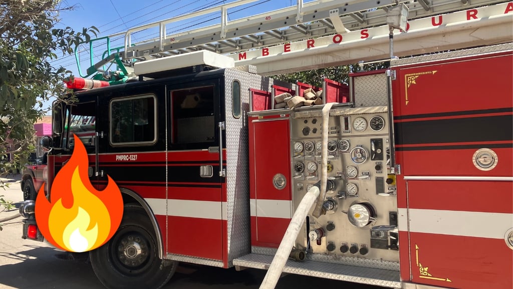 Sofocan incendio en taller de grúas por bulevar De la Juventud
