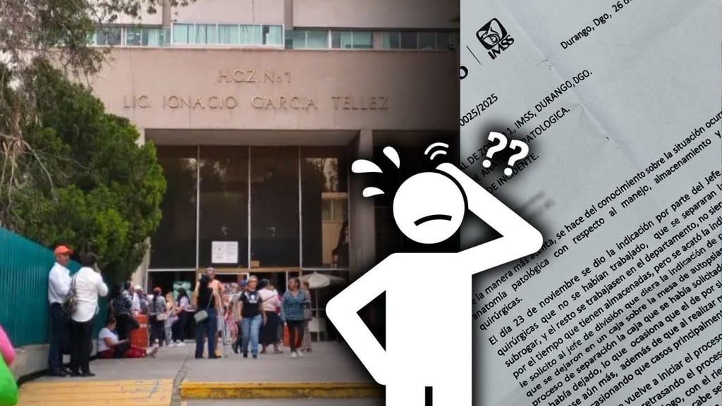 Piezas tumorales 'se pierden' en IMSS Durango; denuncian que abundan diagnósticos inconclusos