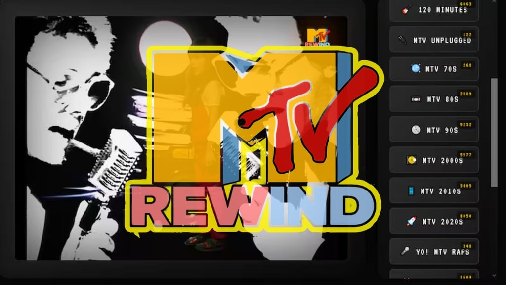 MTV Rewind, la plataforma gratuita que revive la era dorada de MTV