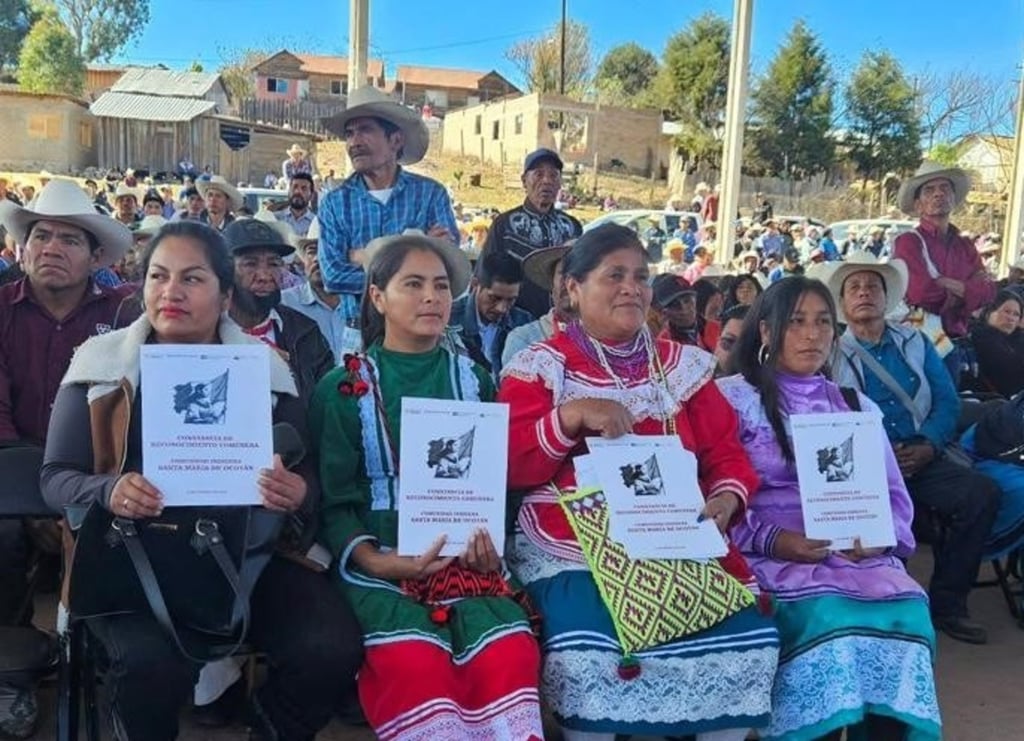 Entregan constancias. Podrán opinar y decidir sobre el territorio, con respaldo legal.
