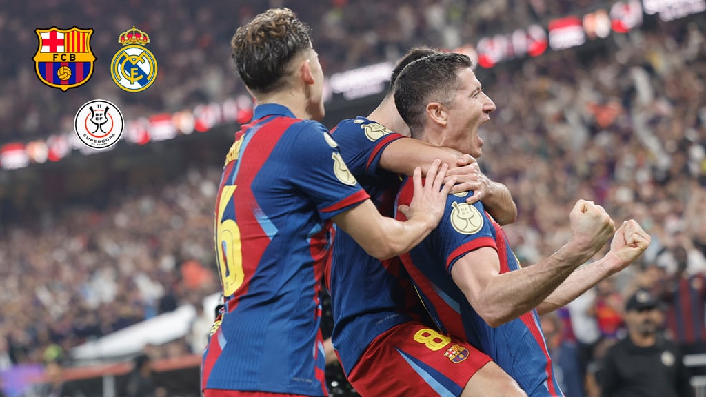Supercopa de España: Barcelona vence al Real Madrid y revalida el título por segundo año seguido