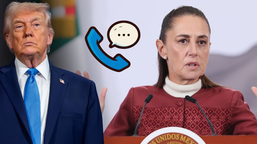 Sheinbaum conversa con Trump; descartan intervención de EUA en México