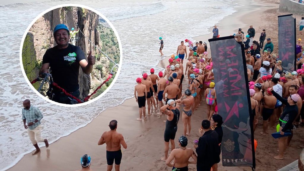¡Orgullo duranguense! Edgar René Calderón Cuellar logra podio en el arranque de aguas abiertas