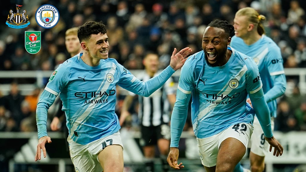 Carabao Cup: Antoine Semenyo se estrena y da el triunfo al Manchester City ante Newcastle United