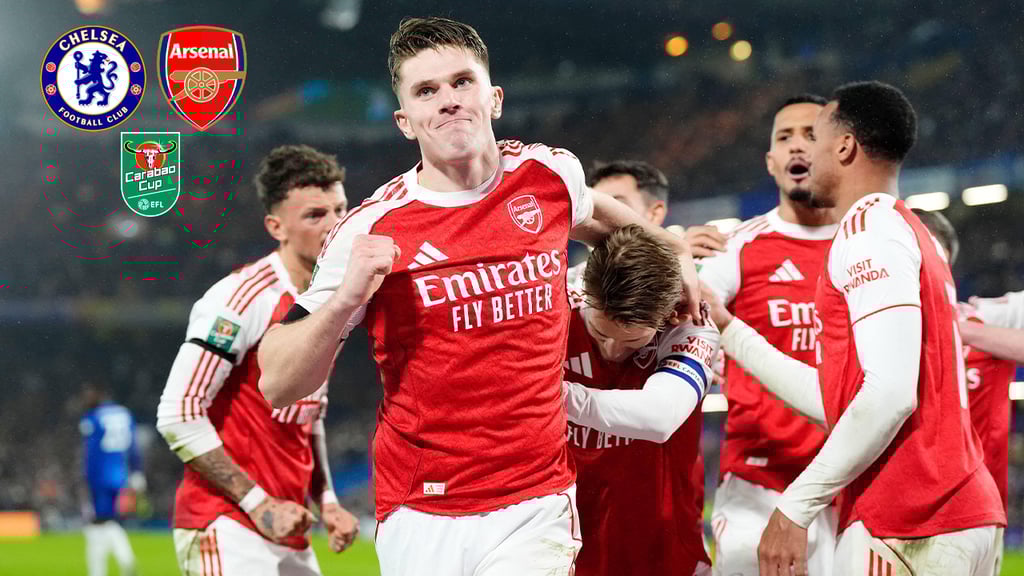 Carabao Cup: Arsenal se lleva la semifinal de ida ante Chelsea en un emocionante London Derby