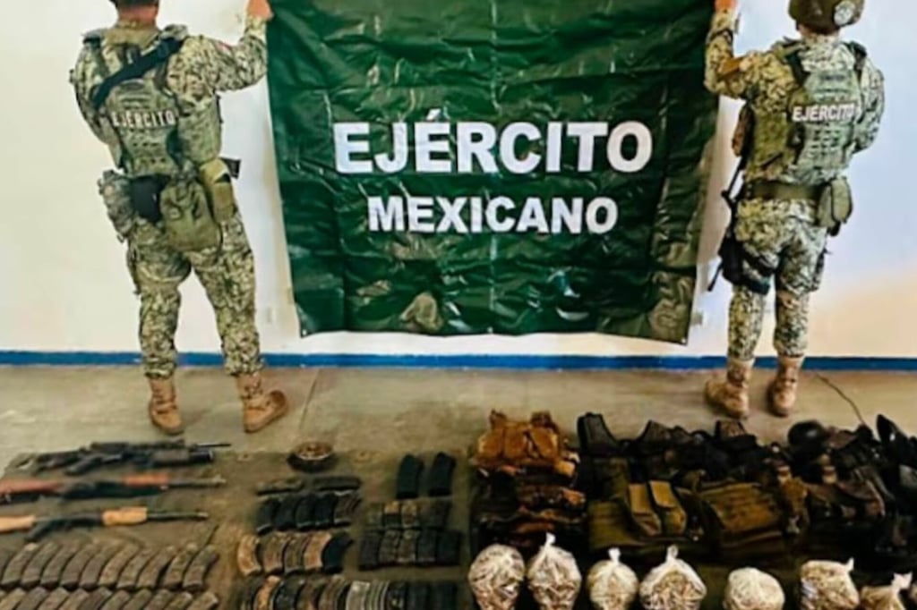 Violencia en Sinaloa: aseguran dron, explosivos y lanzagranadas; no hay detenidos