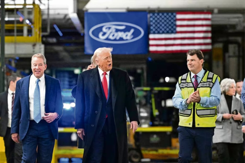 Suspenden a empleado que insultó a Trump en planta de Ford; esto es lo que sabemos de él