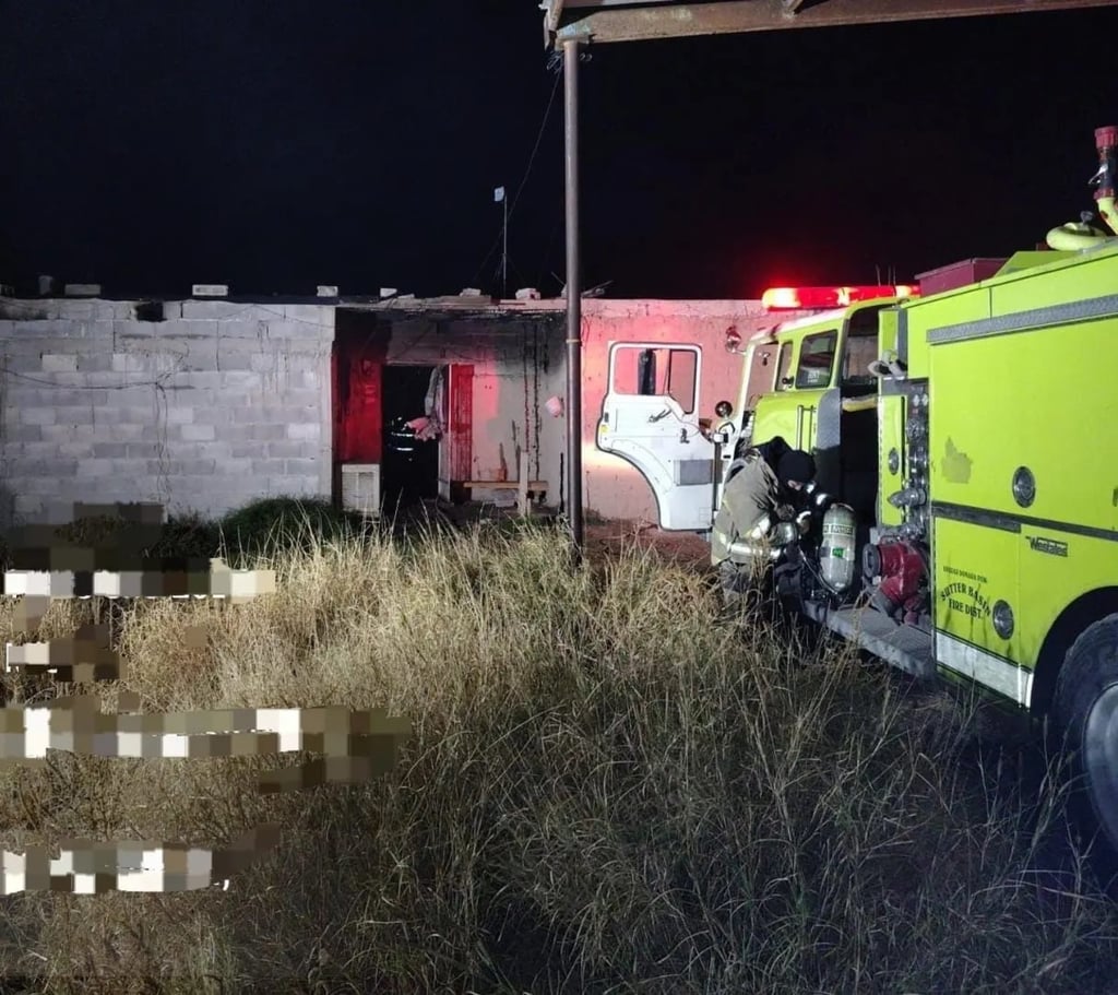 Labor. Incendio deja cuantiosas pérdidas materiales y una mascota sin vida en Lerdo.