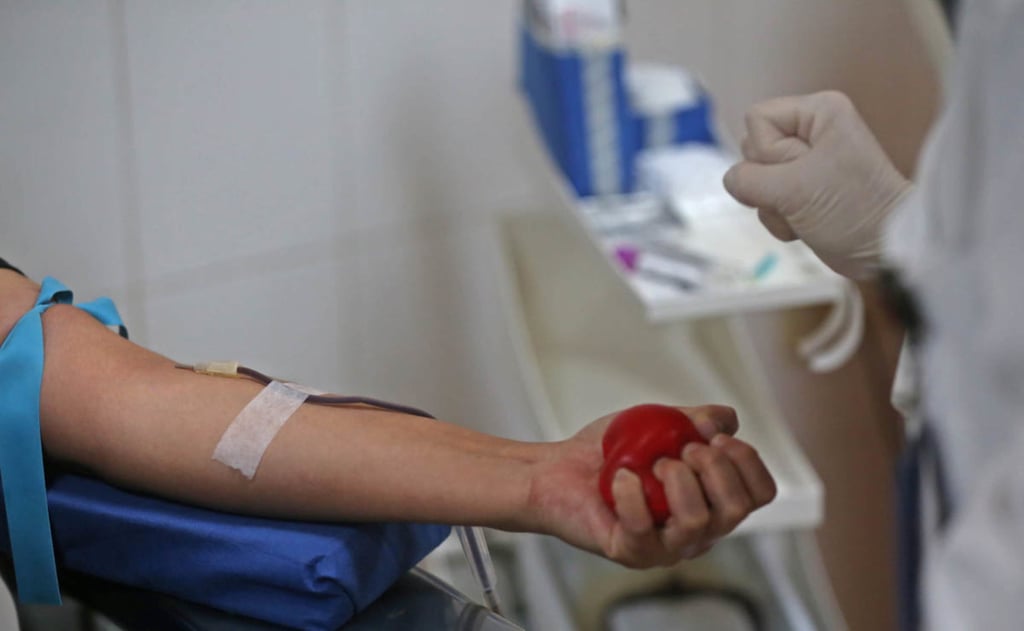 Sangre. El año pasado el numero de donadores de sangre fue un poco mayor a los números del 2024, solo un cinco por ciento arriba.