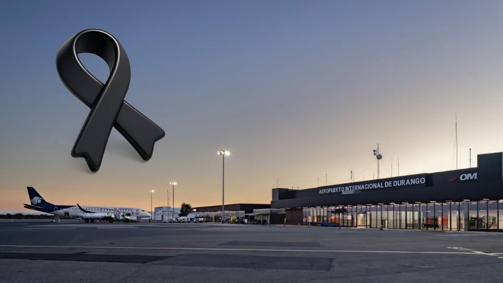Mujer muere en estacionamiento del aeropuerto al llegar a Durango
