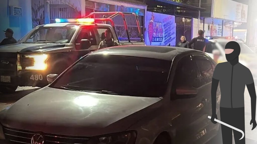 Pareja de ladrones abren coche y sustraen dinero, en colonia Del Maestro