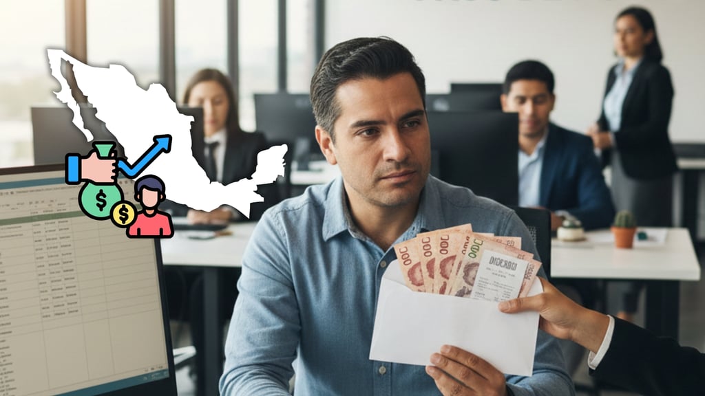 Ranking de Salarios en México 2025: ¿En qué estados subió más el sueldo?