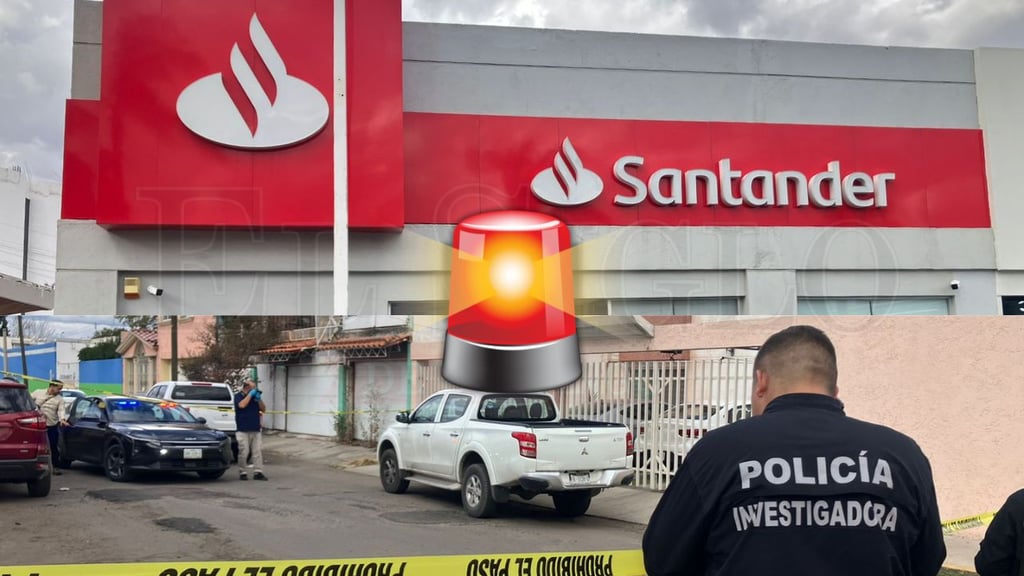 Roban sucursal bancaria en 20 de Noviembre; localizan vehículo del asalto