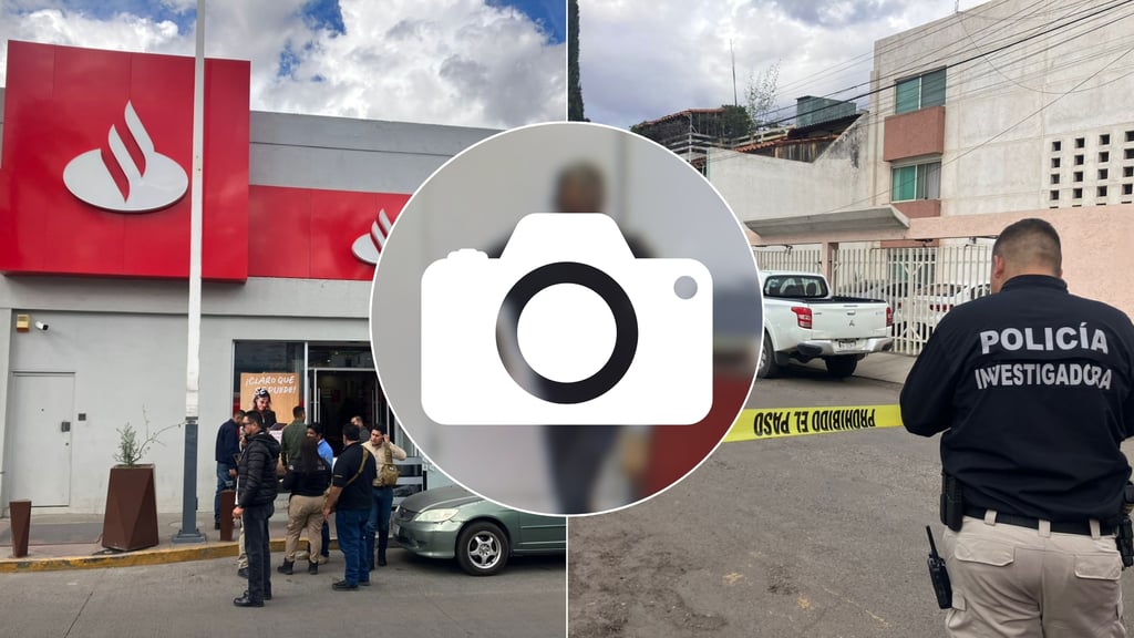 Difunden imagen de presunto asaltante de sucursal bancaria en avenida 20 de Noviembre