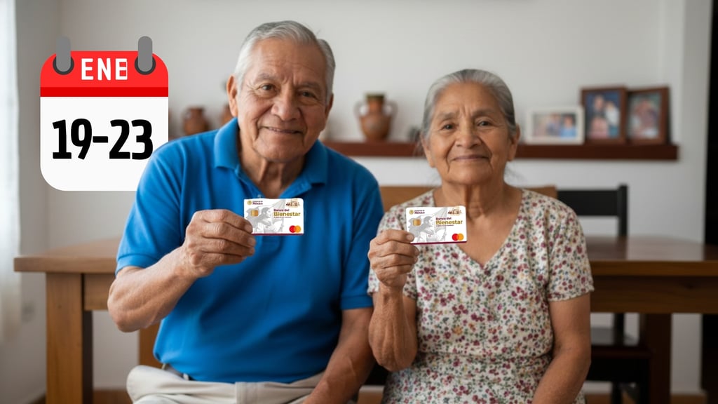 Pensión Bienestar: estas letras reciben su pago en la semana del 19 al 23 de enero