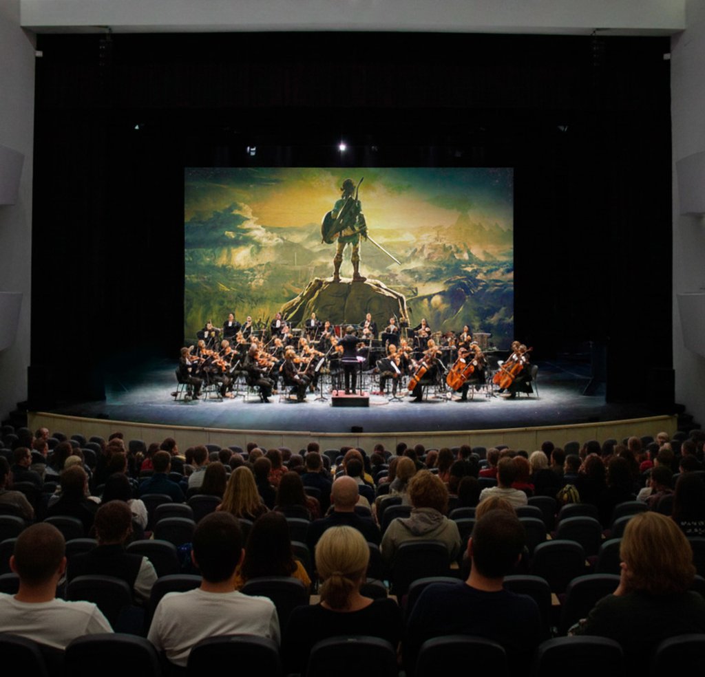 Concierto. El formato del concierto busca ampliar la percepción tradicional de la música para videojuegos.	