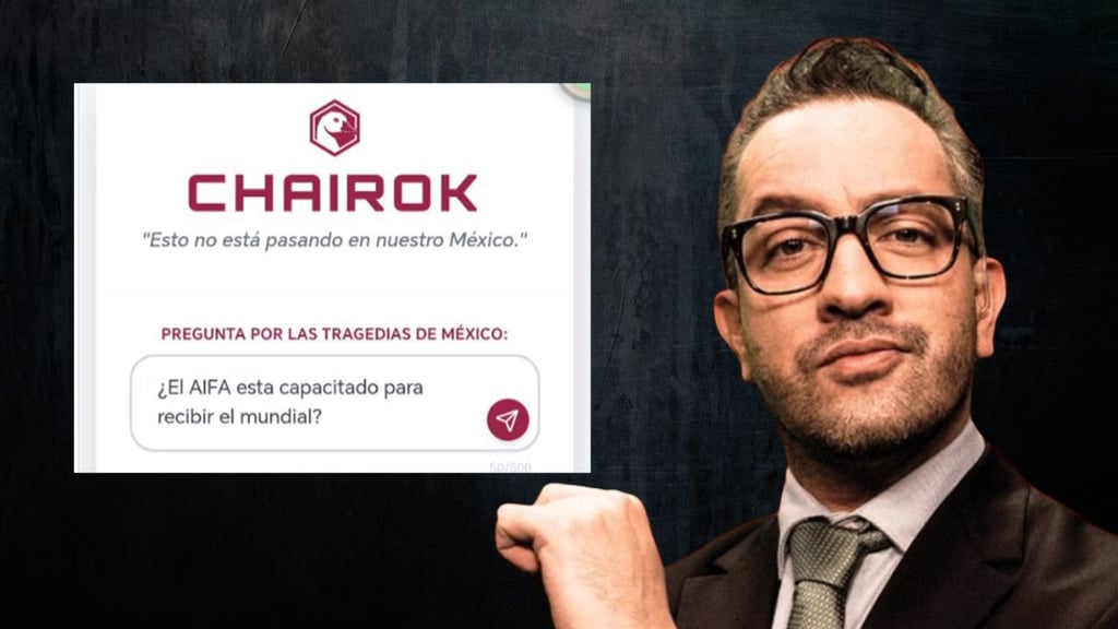 Chumel Torres lanza 'CHAIROK', app para preguntar por 'tragedias' de México