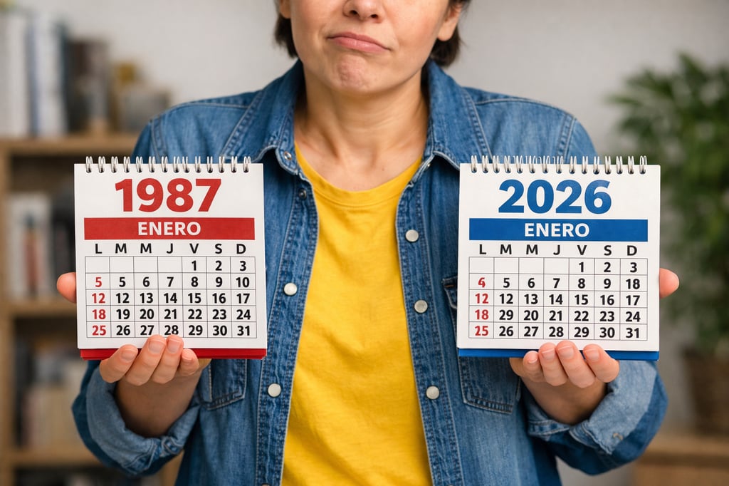 Si sientes déjà vu, no es tu imaginación: 2026 repite calendario