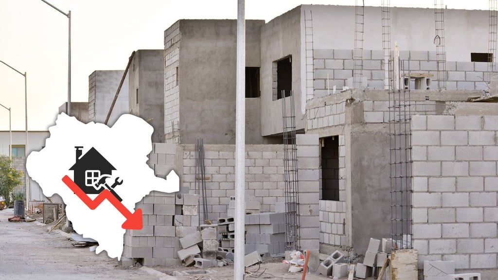 En 10 años, se redujo 58% la construcción de vivienda