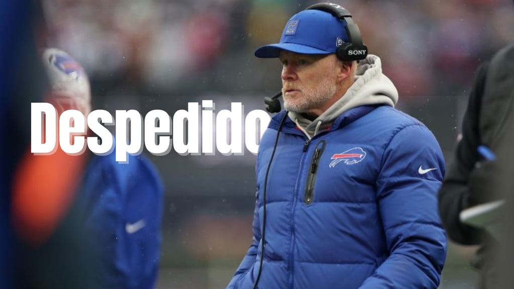 NFL: tras varias temporadas sin éxito, Sean McDermott es despedido de los Bills