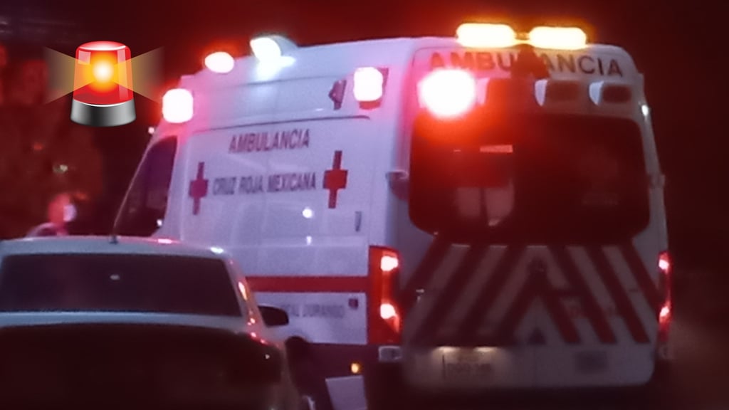 Accidente en carretera Francisco Zarco deja a un hombre lesionado; presentaba aliento alcohólico