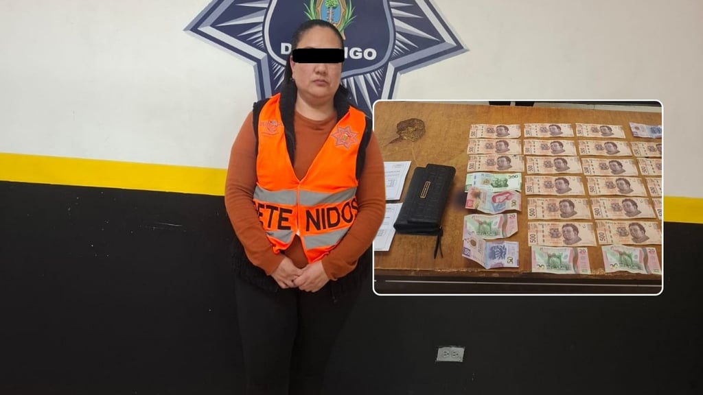 Detienen a mujer por presunto robo de más de 13 mil pesos de funeraria en Durango