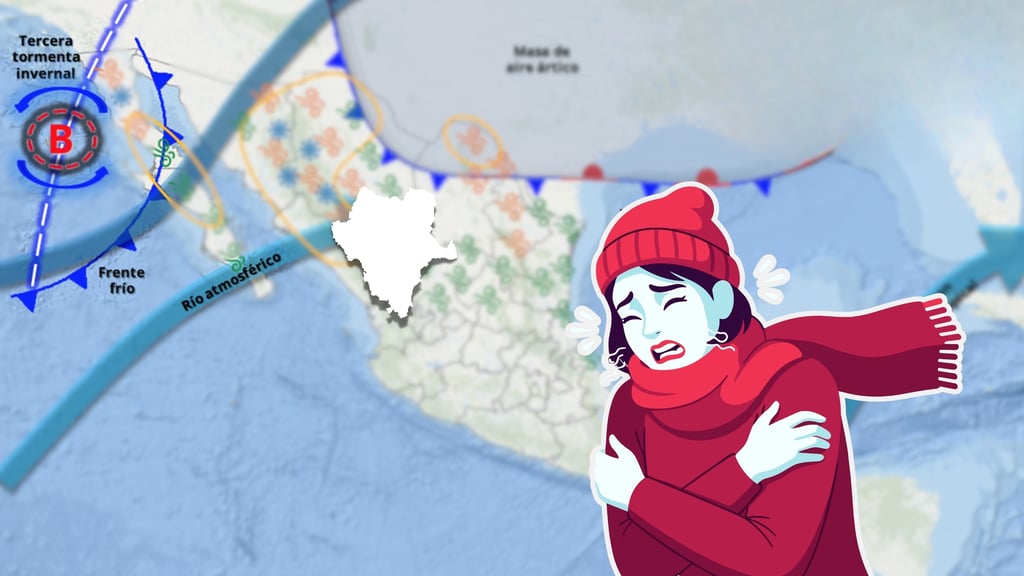 Frente Frío 31 llega a México este viernes, ¿cómo afectará a Durango?