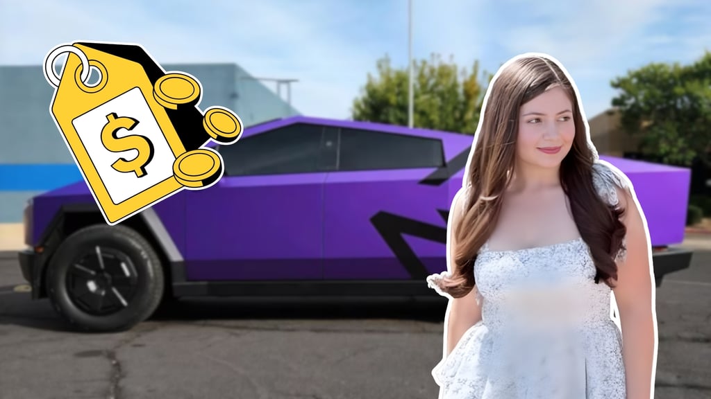 Caso ‘La Nicholette’: ¿cuánto cuesta la Tesla Cybertruck morada de la influencer?